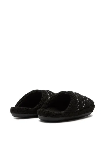 Moon Boot Mb Teddy Slipper Slipper-mule In Black Shearling In Black