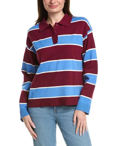English Factory Striped Polo Shirt In Multi