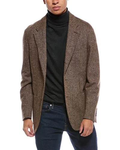Todd Snyder Donegal Madison Wool-blend Suit Jacket In Brown
