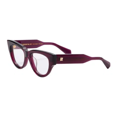 Valentino V-essential Iii Cat-eye Glasses In Purple