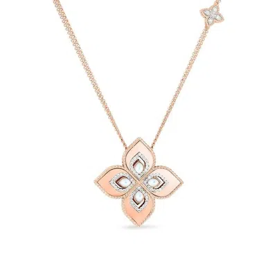 Roberto Coin Venetian Princess Medium Flower Pendant - 7771851ah31mp In Gold