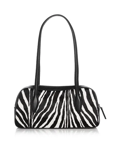 Madewell Mini Zebra Print Calf Hair Shoulder Bag In Multi
