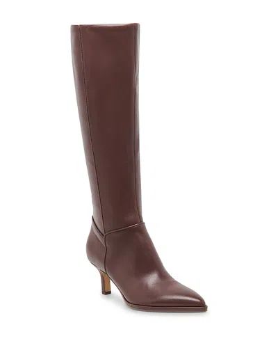 Dolce Vita Women's Aldy Leather Boots In Brown