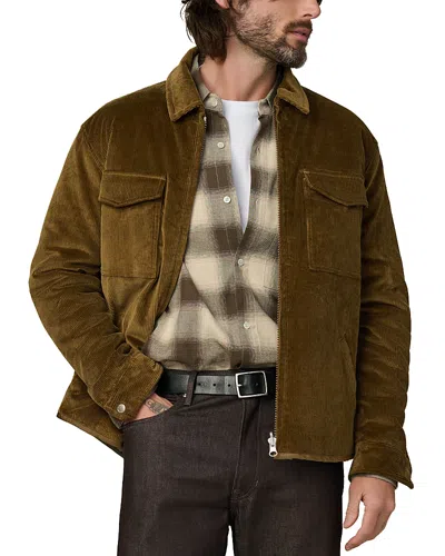 Joe's Jeans Zip Corduroy Jacket In Brown