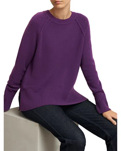 Hobbs London Mandy Wool Blend Sweater In Purple