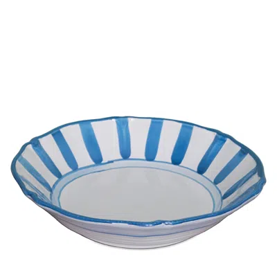 La Gabbianella Rimini Serving Bowl In Blue