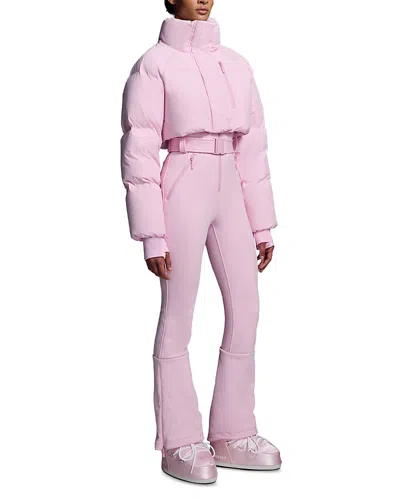 Cordova Myoko Belted Ski Suit In Pink