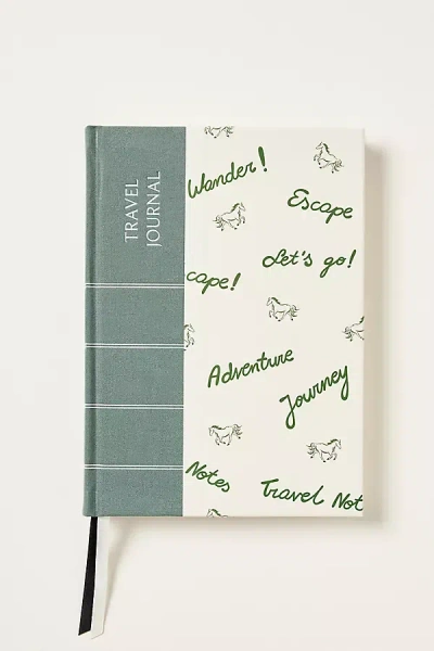 Papier Anthropologie X  Adventure Fabric Travel Journal In Multi