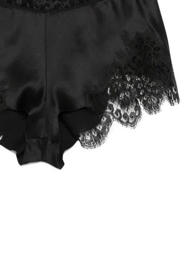Carine Gilson Floaty Lace Shorts In Black
