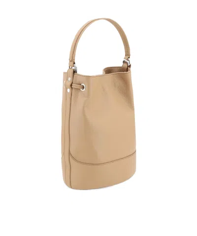 Zanellato Monda Daily Small Leather Bucket Bag In Brown