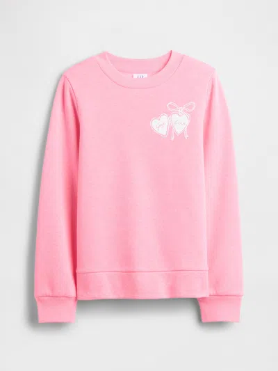 Gap Factory Kids Gap Graphic Sweatshirt In Pink