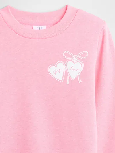 Gap Factory Kids Gap Graphic Sweatshirt In Pink