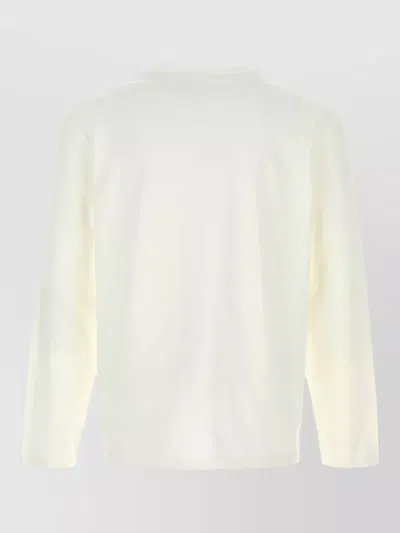 Jil Sander White Logo T-shirt In White