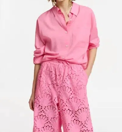 Essential Antwerp Fummus Oversized Shirt In Bubblegum In Pink