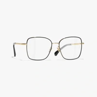 Chanel Square Eyeglasses In Black