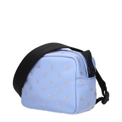 Alexander Wang Light Blue Fabric Crossbody Women's Bag In Blue