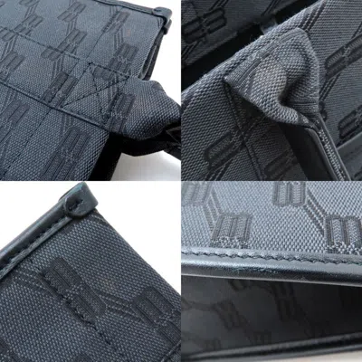 Pre-owned Balenciaga Black Canvas Leather Tote Bag ()