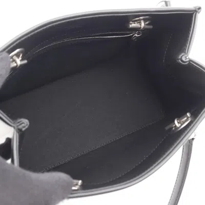 Pre-owned Balenciaga Black Ivory Canvas Leather Tote Bag () In Multi