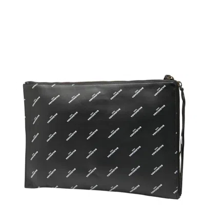 Pre-owned Balenciaga Black Leather Clutch Bag ()