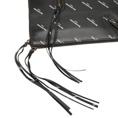 Pre-owned Balenciaga Black Leather Clutch Bag ()