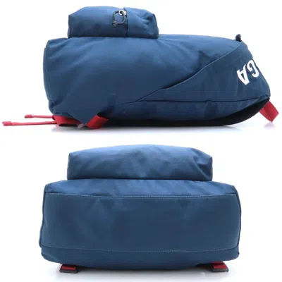 Pre-owned Balenciaga Black Navy Red Color Nylon Backpack ()