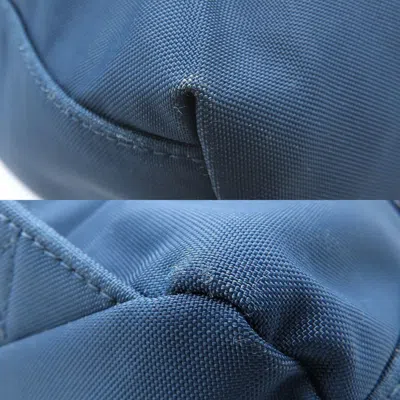 Pre-owned Balenciaga Black Navy Red Color Nylon Backpack ()