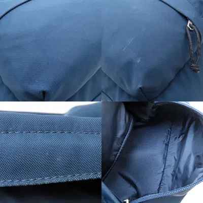 Pre-owned Balenciaga Black Navy Red Color Nylon Backpack ()