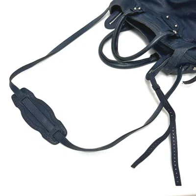 Pre-owned Balenciaga Blue Paper Tote Bag ()