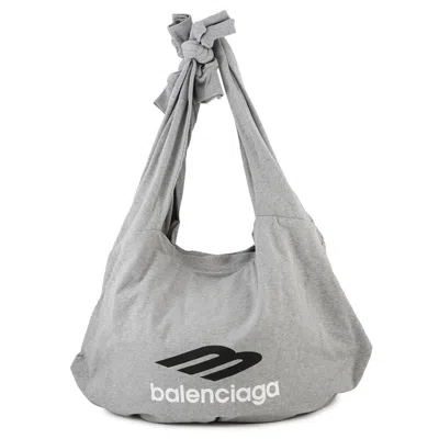 Pre-owned Balenciaga Gray Cotton Tote Bag ()