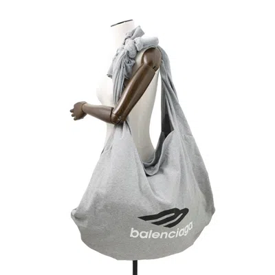 Pre-owned Balenciaga Gray Cotton Tote Bag ()