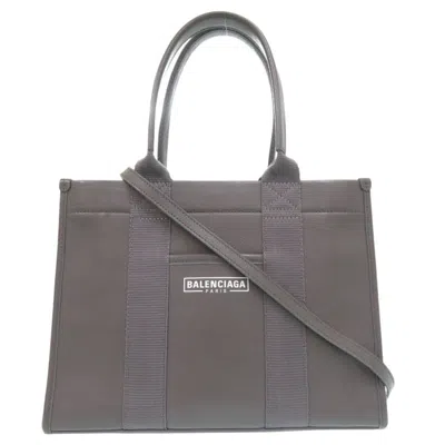 Pre-owned Balenciaga Gray Leather Tote Bag ()