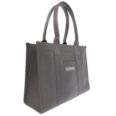 Pre-owned Balenciaga Gray Leather Tote Bag ()