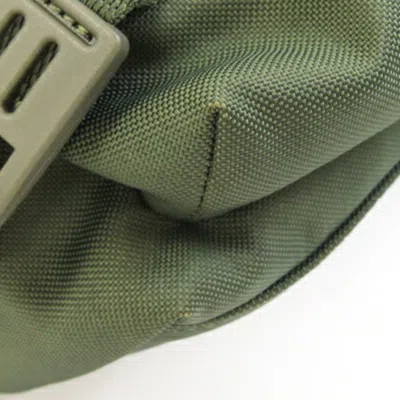 Pre-owned Balenciaga Green Khaki Nylon Canvas Backpack () In Multi