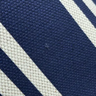 Pre-owned Balenciaga Navy Canvas Leather Pouch Tote Bag () In Blue