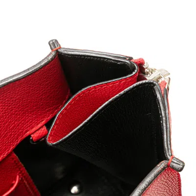 Pre-owned Balenciaga Red Color Leather Shoulder Bag Tote Bag ()