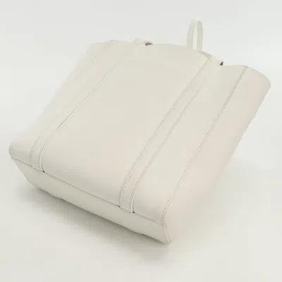 Pre-owned Balenciaga White Leather Tote Bag ()