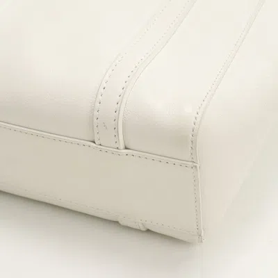 Pre-owned Balenciaga White Leather Tote Bag ()