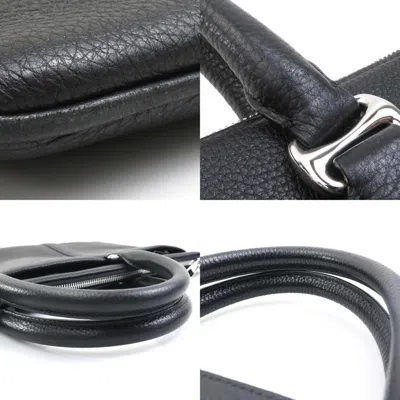 Pre-owned Bally Black Leather Handbag Shoulder Bag ()