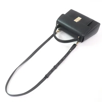 Pre-owned Bally Black Leather Handbag Shoulder Bag ()