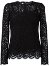 DOLCE & GABBANA lace blouse,DRYCLEANONLY