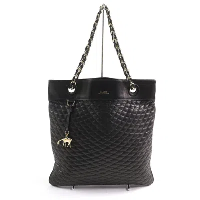 Pre-owned Bally Black Quilting Tote Bag ()