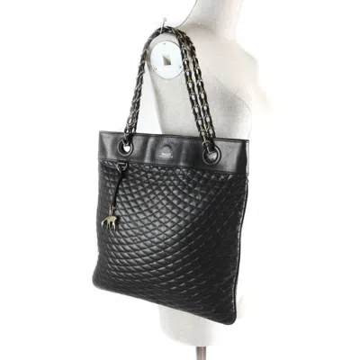 Pre-owned Bally Black Quilting Tote Bag ()