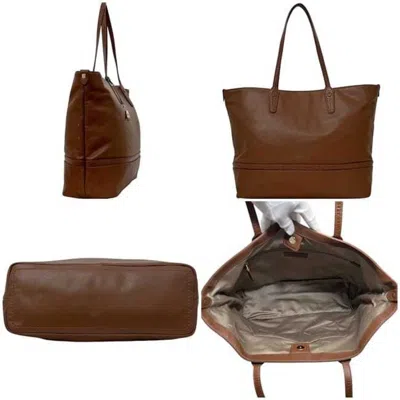 Pre-owned Bally Brown Leather Tote Bag ()