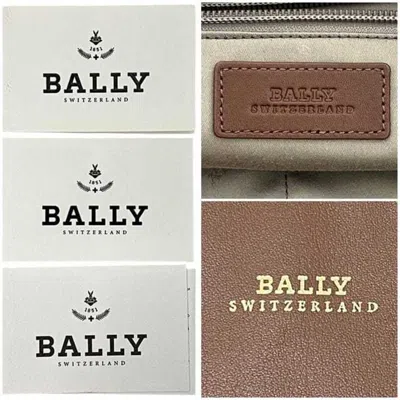 Pre-owned Bally Brown Leather Tote Bag ()