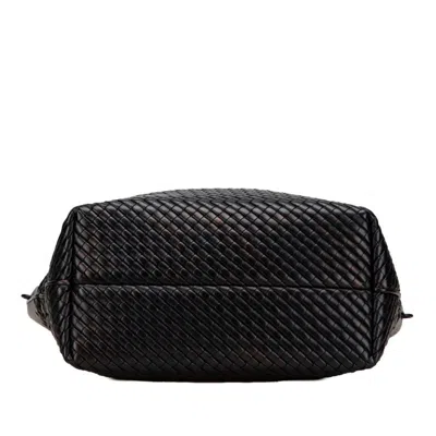 Pre-owned Bottega Veneta Black Leather Shoulder Bag Tote Bag ()