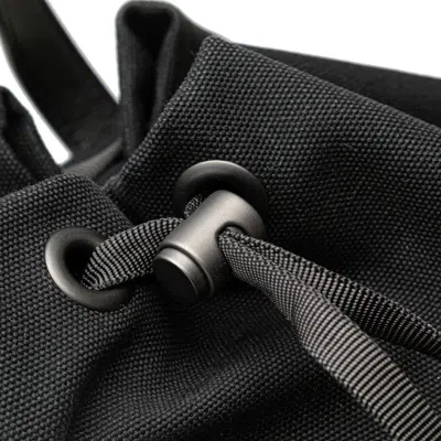 Pre-owned Bottega Veneta Black Orange Canvas Leather Backpack () In Multi