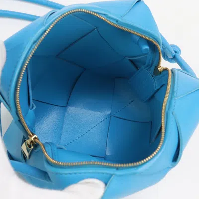 Pre-owned Bottega Veneta Blue Leather Shoulder Bag ()