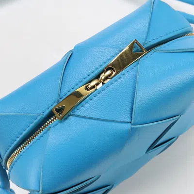 Pre-owned Bottega Veneta Blue Leather Shoulder Bag ()