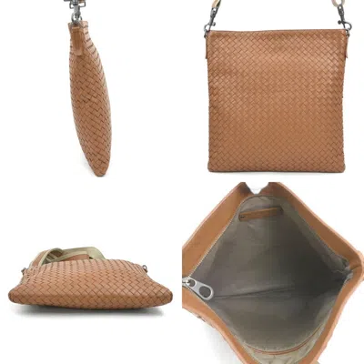Pre-owned Bottega Veneta Brown Intrecciato Shoulder Bag ()