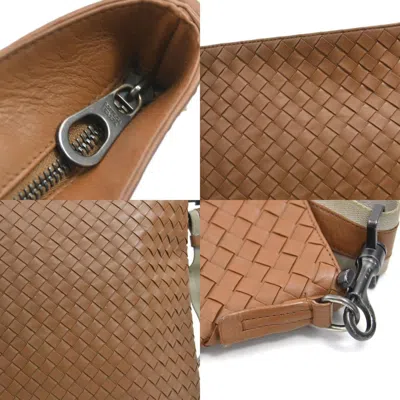 Pre-owned Bottega Veneta Brown Intrecciato Shoulder Bag ()